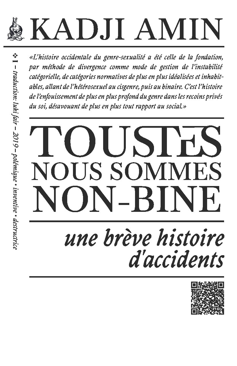 Première page — Nous sommes tous..tes non-bine